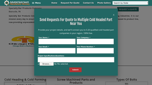 Cold Headed Parts - Specialty Bar Products