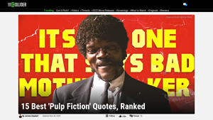 Collider - Pulp Fiction