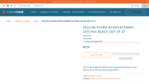 Pelican - iM Replacement Latches Set