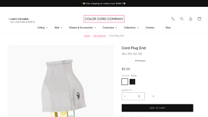 ColorCord - Cord Plug End - Light Plug