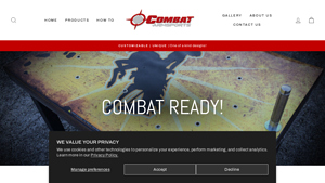Combat Armsports - Armwrestling Tables