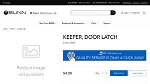Bunn - KEEPER Door Latch