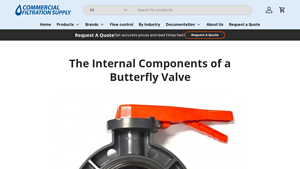 Commercial Filtration Supply - Butterfly Valves