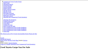 Toyota - Used Cargo Vans for Sale