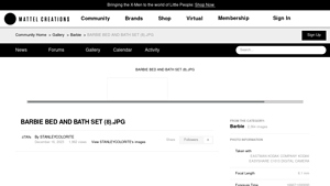 Mattel - Barbie Bed and Bath Set