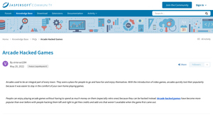 Jaspersoft - Arcade Hacked Games
