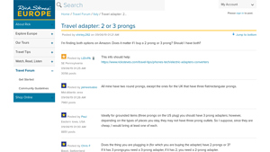 Rick Steves - Travel Adapters