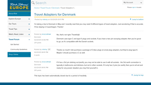 Rick Steves - Denmark Plug Adapter Guide