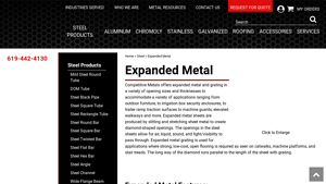 Competitive Metals - Expanded Metal Sheets & Grating