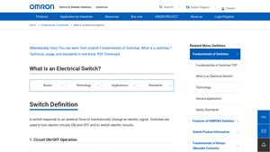OMRON - Electrical Switches
