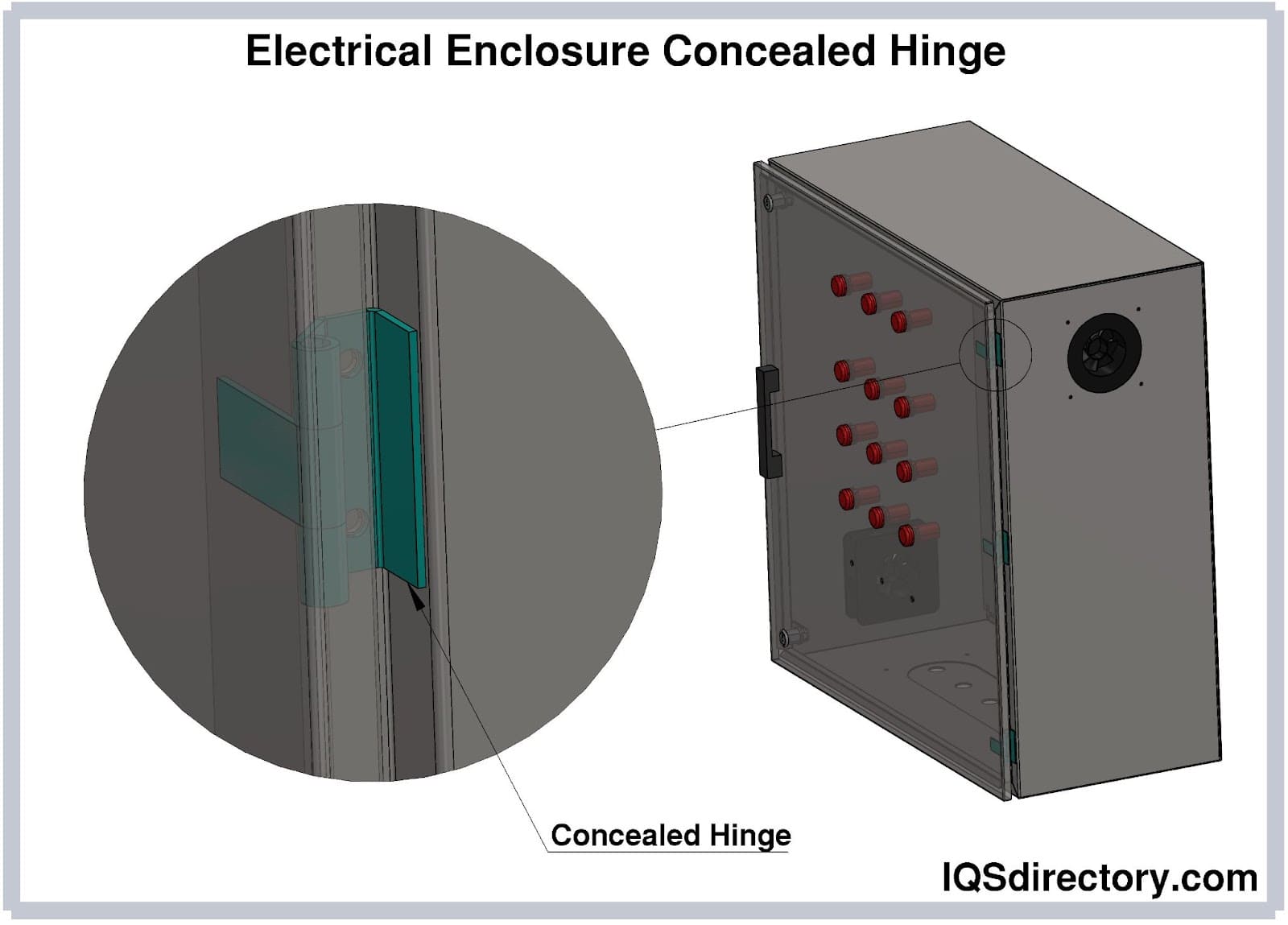 An application scenario or product detail of concealed hinges types - Image 14