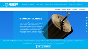 Concrete Canvas - Erosion Control Solution