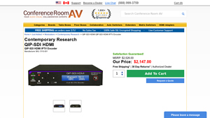 Contemporary Research - QIP-SDI HDMI IPTV Encoder