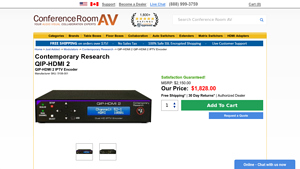 Contemporary Research - QIP-HDMI 2 IPTV Encoder