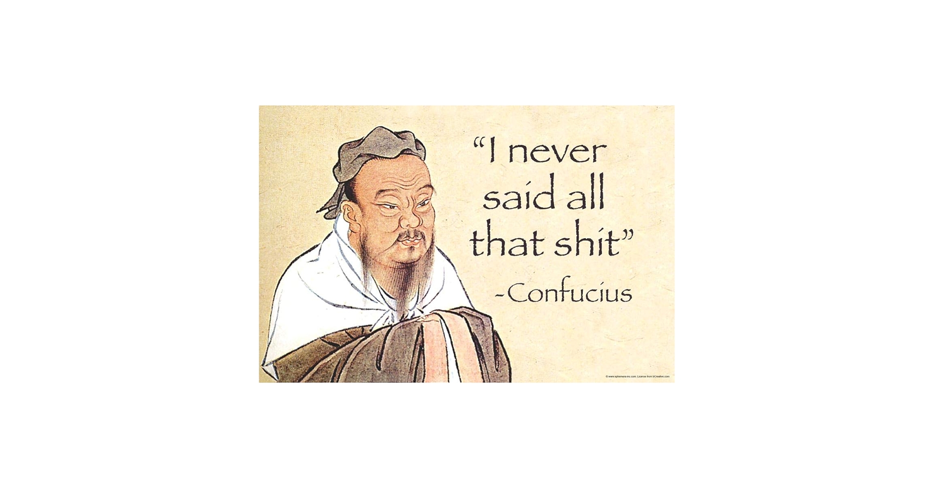 An application scenario or product detail of confucius quotes funny - Image 8