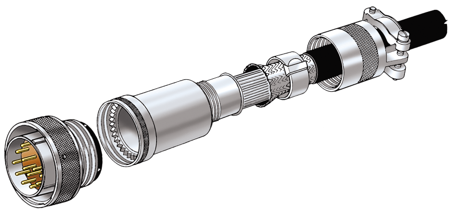 An application scenario or product detail of connector and backshell - Image 4