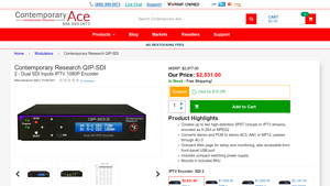 Contemporary Research - QIP-SDI 2 Encoder