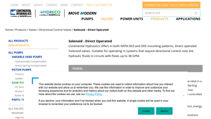 Continental Hydraulics - VSD03L Solenoid Operated Directional Valve