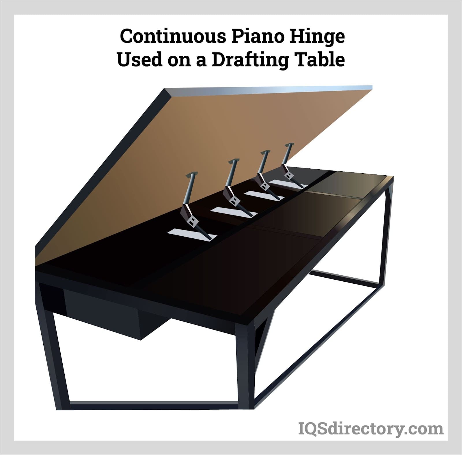 An application scenario or product detail of continuous piano hinge - Image 3