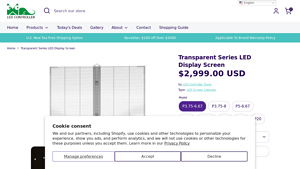 Controller Led - Transparent Series LED Display Screen