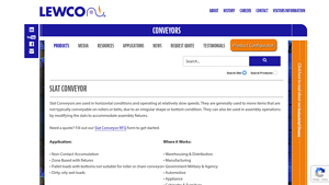 LEWCO - Slat Conveyors