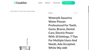 Waterpik - Aquarius Water Flosser Professional