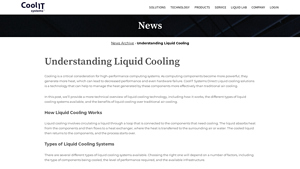 CoolIT Systems - Direct Liquid Cooling Solutions