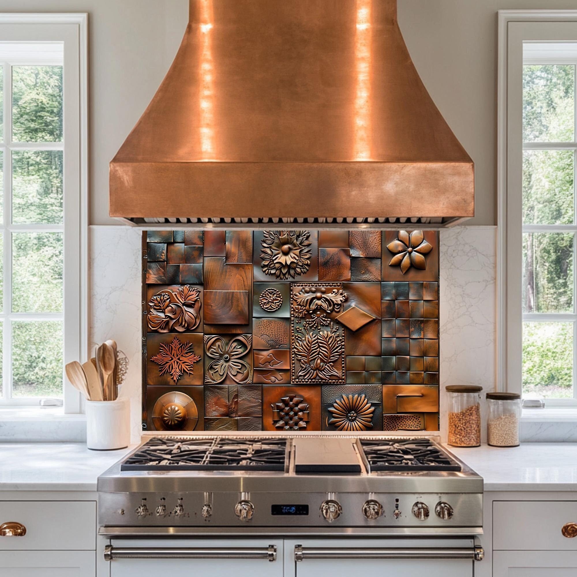 An application scenario or product detail of copper backsplashes - Image 16