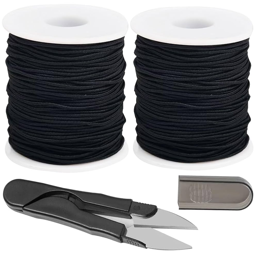 An application scenario or product detail of cord elastic black - Image 2