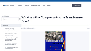 Corefficient SRL - Transformer Core Essentials
