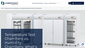 CorePoint Scientific - Temperature and Humidity Test Chambers
