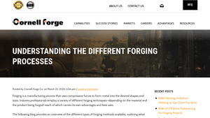 Cornell Forge - Forging Solutions