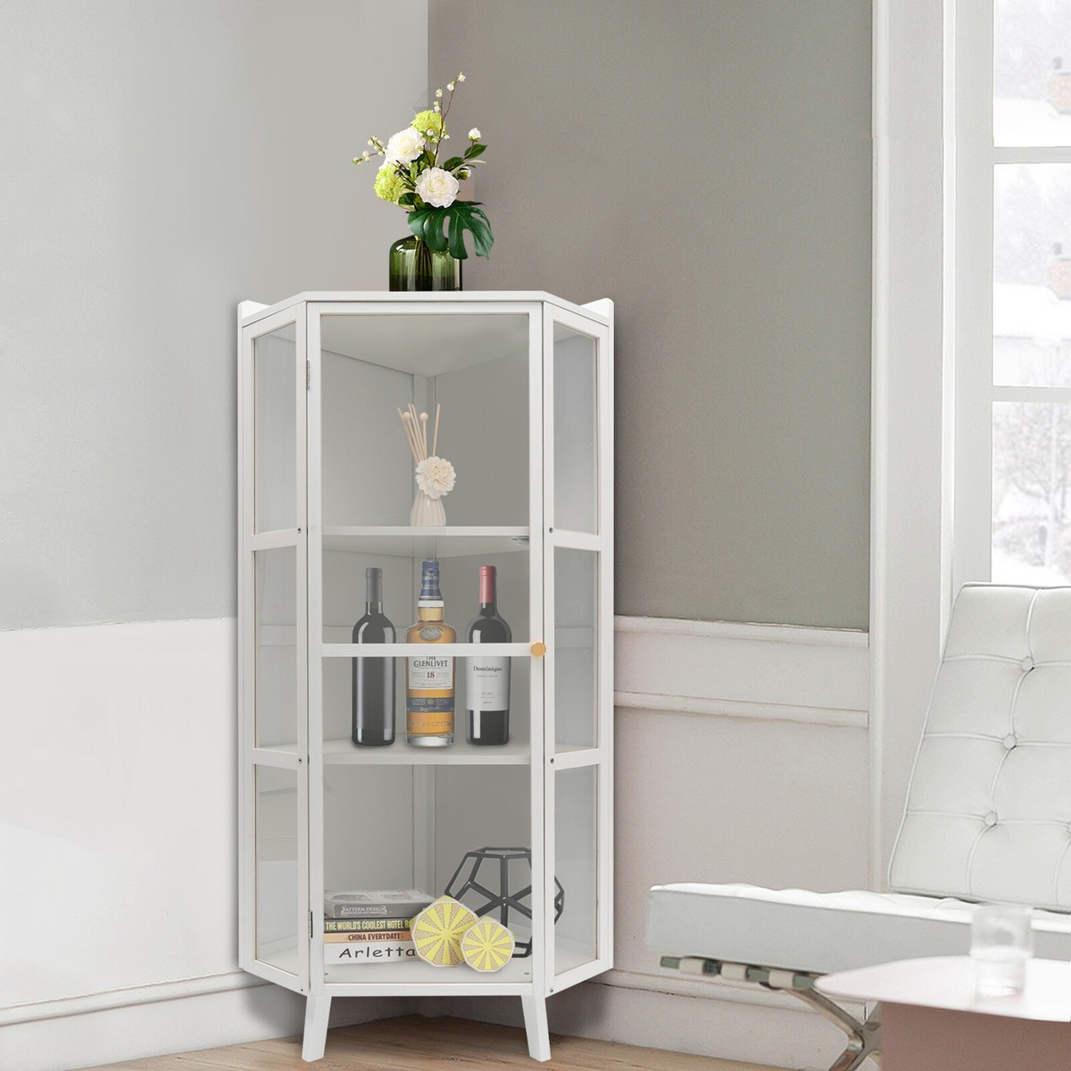 An application scenario or product detail of corner tall cupboard - Image 18