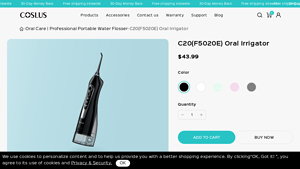 Coslus - F5020E Water Dental Flosser