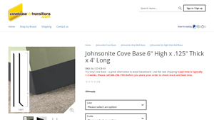 Johnsonite - Cove Base 6 Vinyl