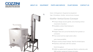 Cozzini - Giraffe™ Vertical Screw Conveyor
