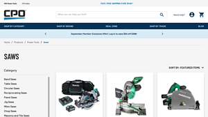 CPO Power Tools - Top Rated Saws