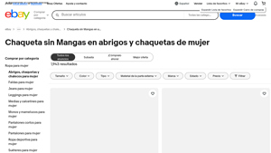 eBay - Chaqueta sin Mangas