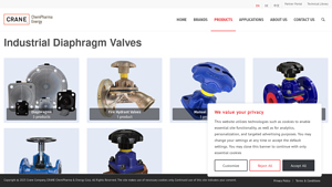 CRANE ChemPharma & Energy - Industrial Diaphragm Valves