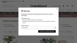 Crate & Barrel - Mallorca Wood Outdoor Swivel Lounge Chair
