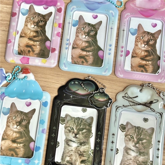 An application scenario or product detail of cream photocard holders - Image 2