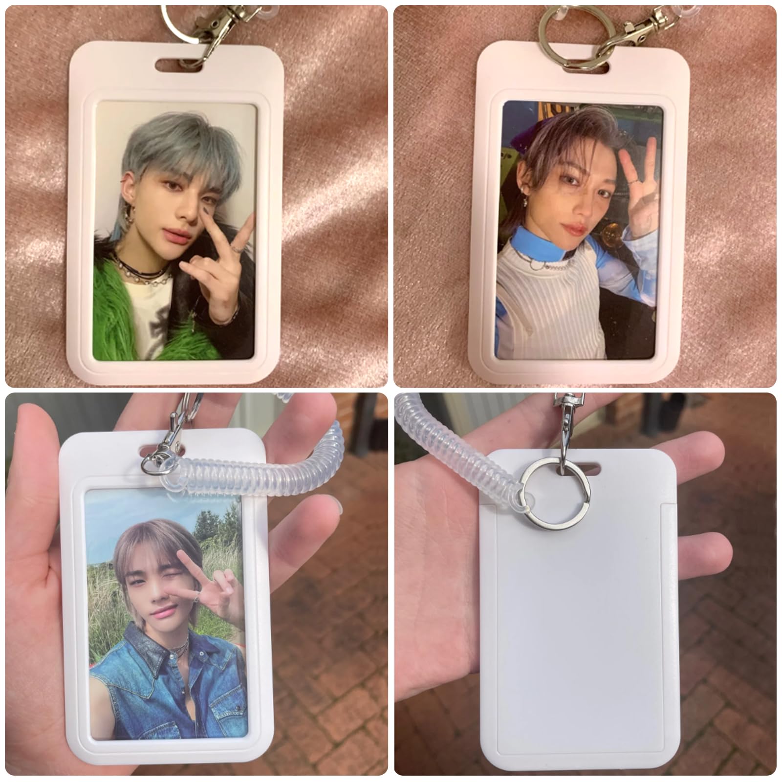 An application scenario or product detail of cream photocard holders - Image 6