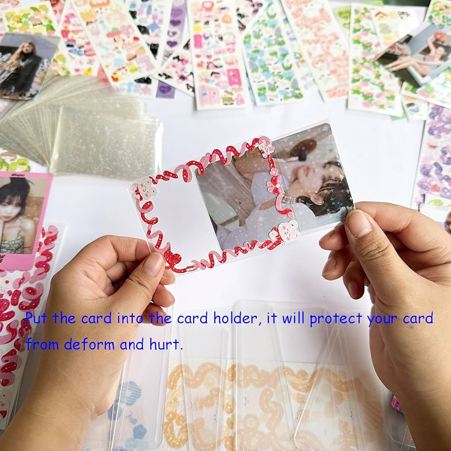 An application scenario or product detail of cream photocard holders - Image 8