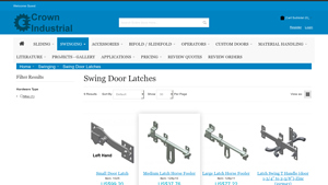 Crown Industrial - Large Swing Door Latch