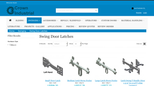 Crown Industrial - Large Swing Door Latch