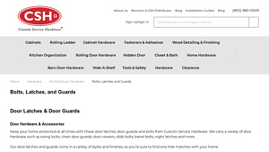 Custom Service Hardware - Door Latches & Guards