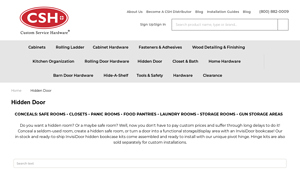 CS Hardware - InvisiDoor Bookcase Kits