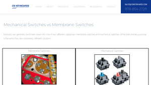 CSi Keyboards - Mechanical vs Membrane Keypads