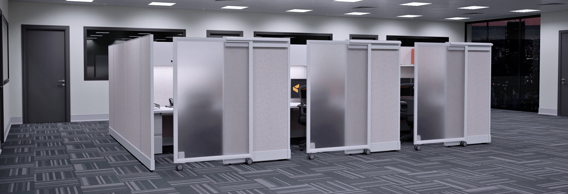 An application scenario or product detail of cubicle door - Image 1