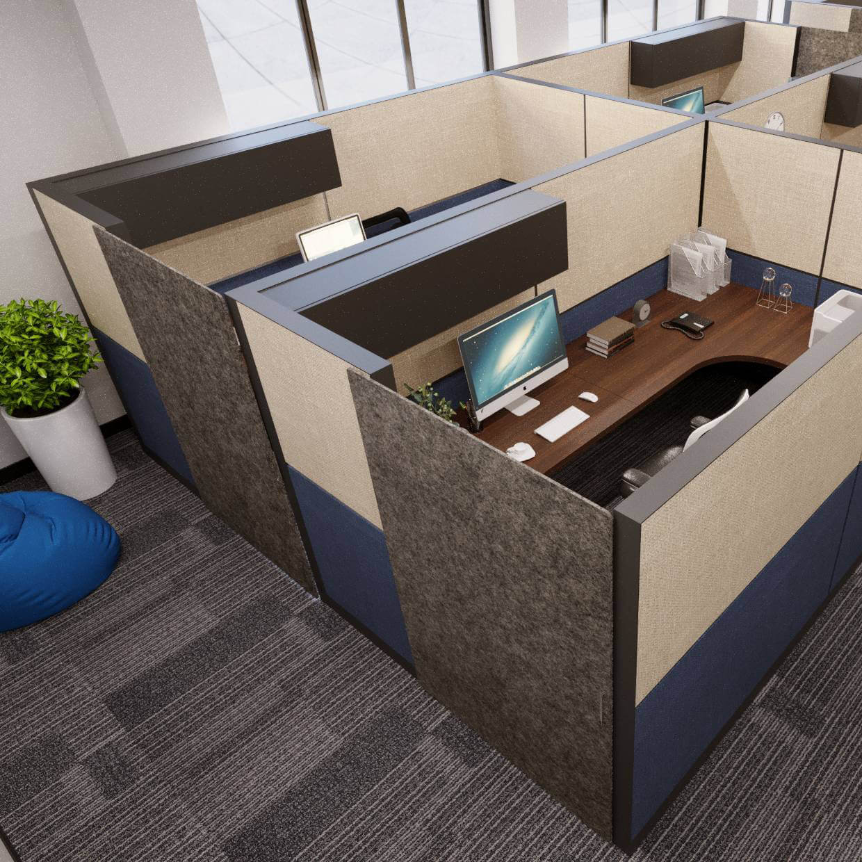 An application scenario or product detail of cubicle door - Image 7